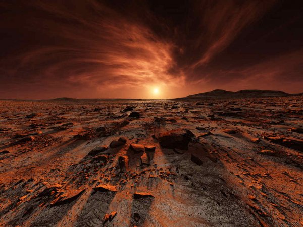На Марсе обнаружили массивное здание