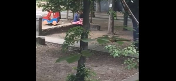 В Ростовской области пара занялась сексом на детской площадке