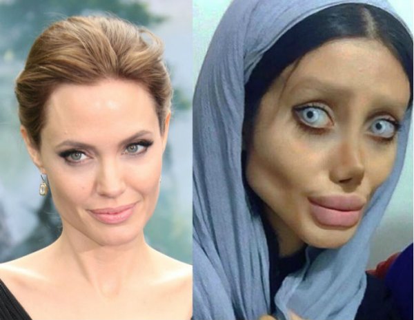 Страшная копия Джоли из Ирана показала реальное фото без грима