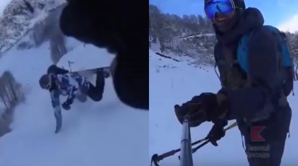 Лыжнику-хулигану грозят судом за покалеченного сноубордиста на склоне «Роза Хутор»
