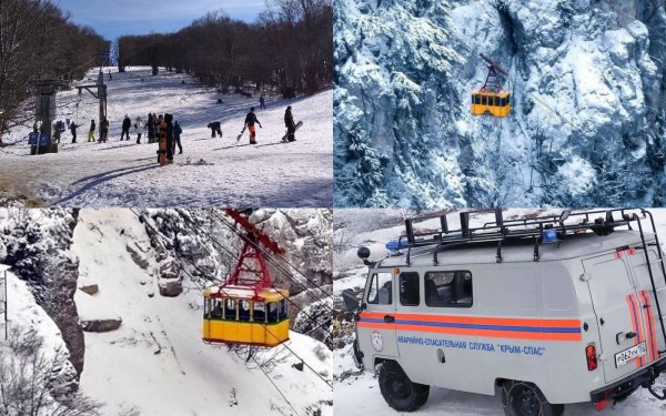 Ремонт валидольной «канатки» мешает спасению пострадавших на горнолыжке Ай-Петри
