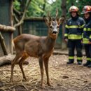 Косуля Сашка выздоровела и продолжает восстановление в Николаевском зоопарке